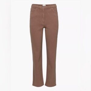 ARITZIA WILFRED FREE PANTS 2 MELINA DEEP TAUPE